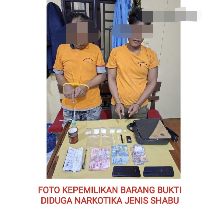 Polisi Amankan Tiga Tersangka Sabu, 37,81 Gram Barang Bukti Disita