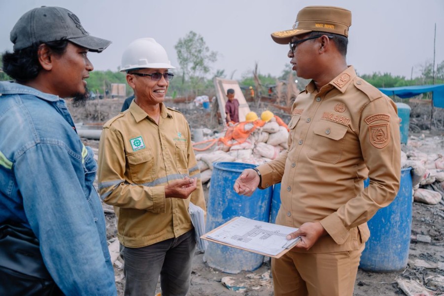 Kampung Nelayan Merah Putih, Pemkab Rohil Targetkan Penataan Kawasan Pesisir Terpadu