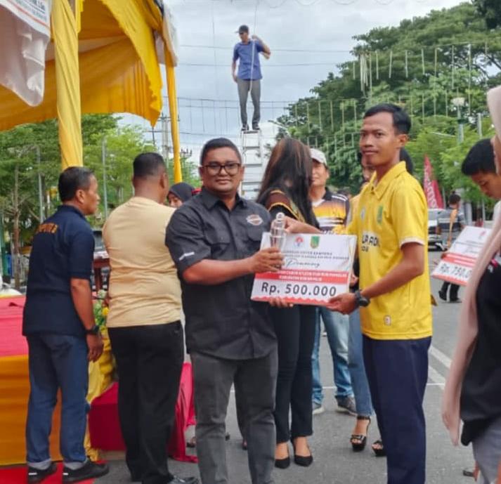 Pemenang Kejuaraan Tarkam 2024 di Bagansiapiapi Menerima Dana Hadiah Melalui Transfer