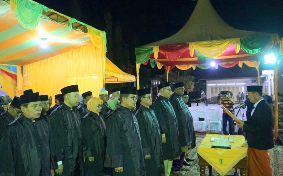 Bupati Rokan Hilir Kukuhkan Dewan Hakim dan Majelis Hakim MTQ Ke- XVIII Tingkat Kabupaten
