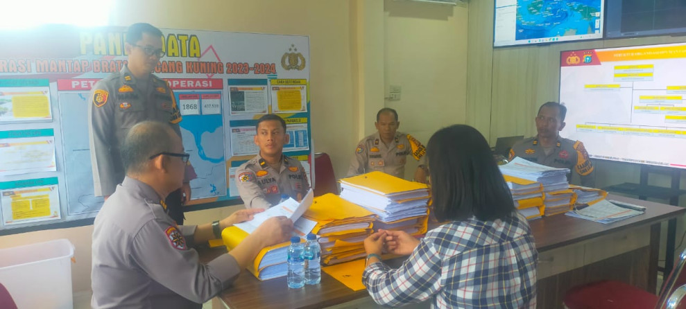 Polres Rohil Terima Kunjungan Tim Was Ops OMB Polda Riau dan Cek Kisi-Kisi Was