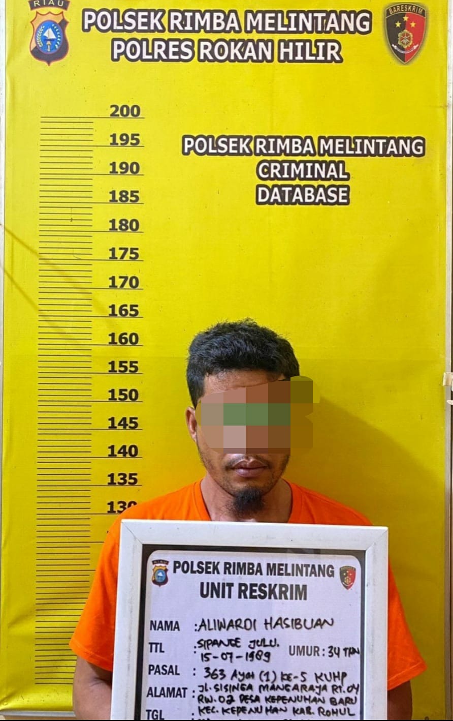 Terekam CCTV, Pelarian Pelaku Curanmor Akhirnya Kandas