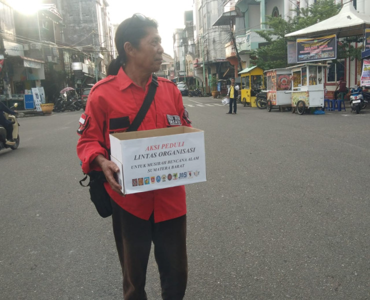 Peduli Bencana Sumbar, PBB Bangko Bersama Lintas Organisasi Lainnya Open Donasi