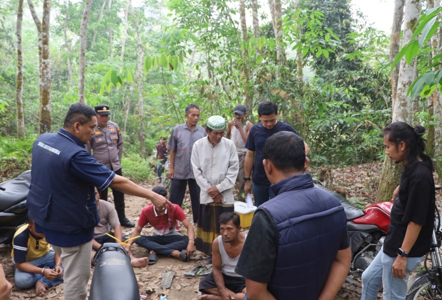 Tujuh Orang Positif Narkoba dalam Razia Gabungan di Tanah Putih Rokan Hilir