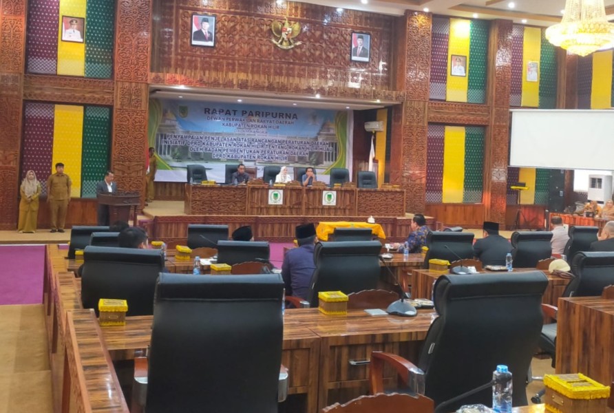 DPRD Gelar Rapat Paripurna Ranperda Rokan Hilir Hijau