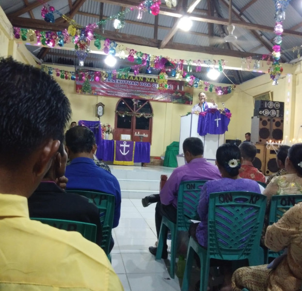 Perayaan Natal Persekutuan Doa Gloria Panipahan Berlangsung Khidmat